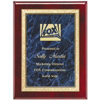 7 x 9 Classic Series Rosewood Plaque 4 Colors