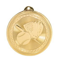 2" BriteLazer Series Baseball Medal BL202