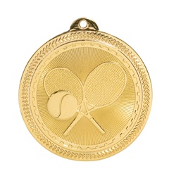 2" BriteLazer Series Tennis Medal BL217