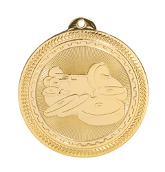 2" BriteLazer Series Weightlifting Medal BL221