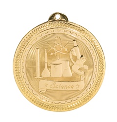 2" BriteLazer Series Science Medal BL317
