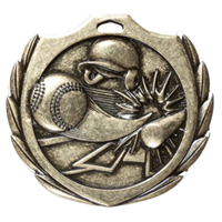 2-1/4" BM Series Baseball Medal BMD02