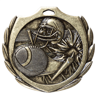 2-1/4" BM Series Football Medal BMD06