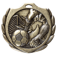 2-1/4" BM Series Soccer Medal BMD13