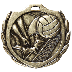 2-1/4" BM Series Volleyball Medal BMD17