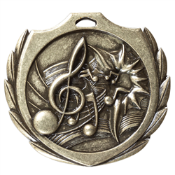 2-1/4" BM Series Music Medal BMD24