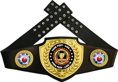 Bowling Championship Award Belt