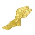 Chennile - Track Winged Foot Pin CL-65