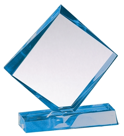7" Diamond Acrylic Award (2-Colors)