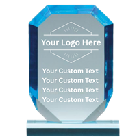 5" x 7" Blue Jade or Clear Jewel Acrylic Awards