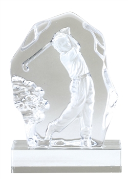 Sculptured Glass Golf Longest Drive Award