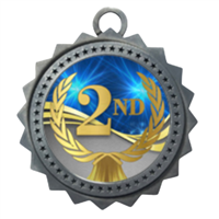 3" 2nd Place Medal