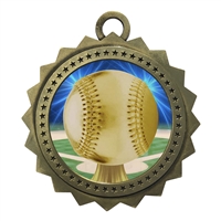 3" Baseball Medal
