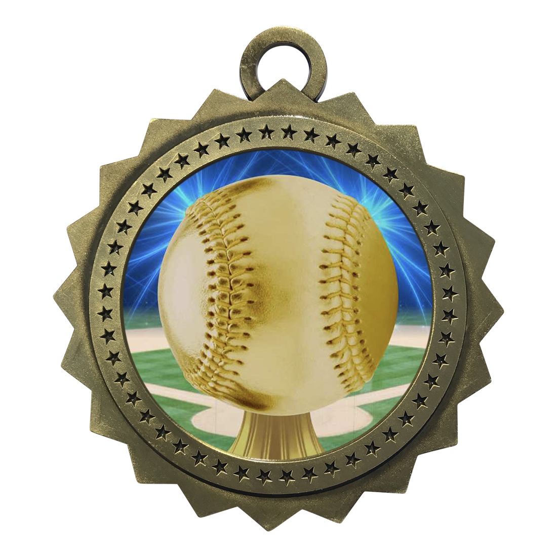 3" Baseball Medal
