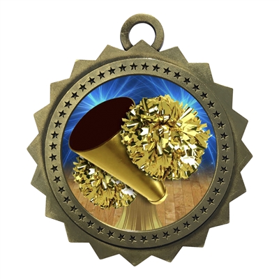 3" Cheerleading Medal