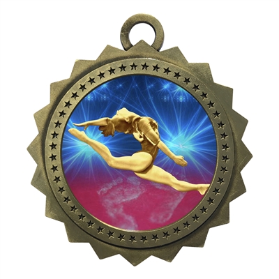 3" Female Gymnastics Medal