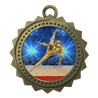 3" Male Gymnastics Medal