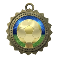 3" Soccer Medal
