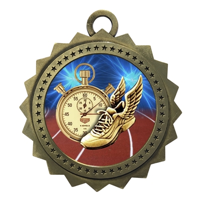 3" Track Medal