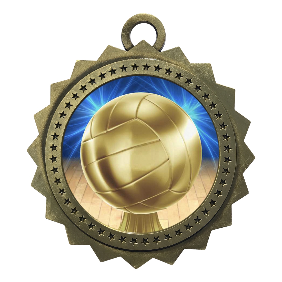 3" Volleyball Medal