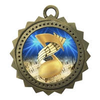 3" Music Medal