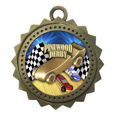 3" Pinewood Derby Medal