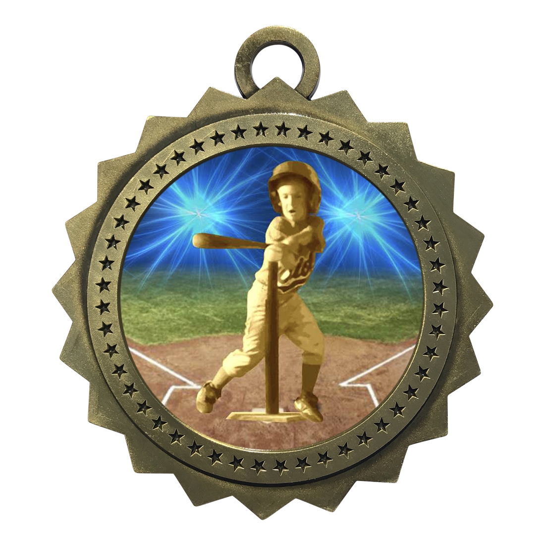 3" T Ball Tee Ball Medal