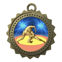 3" Wrestling Medal