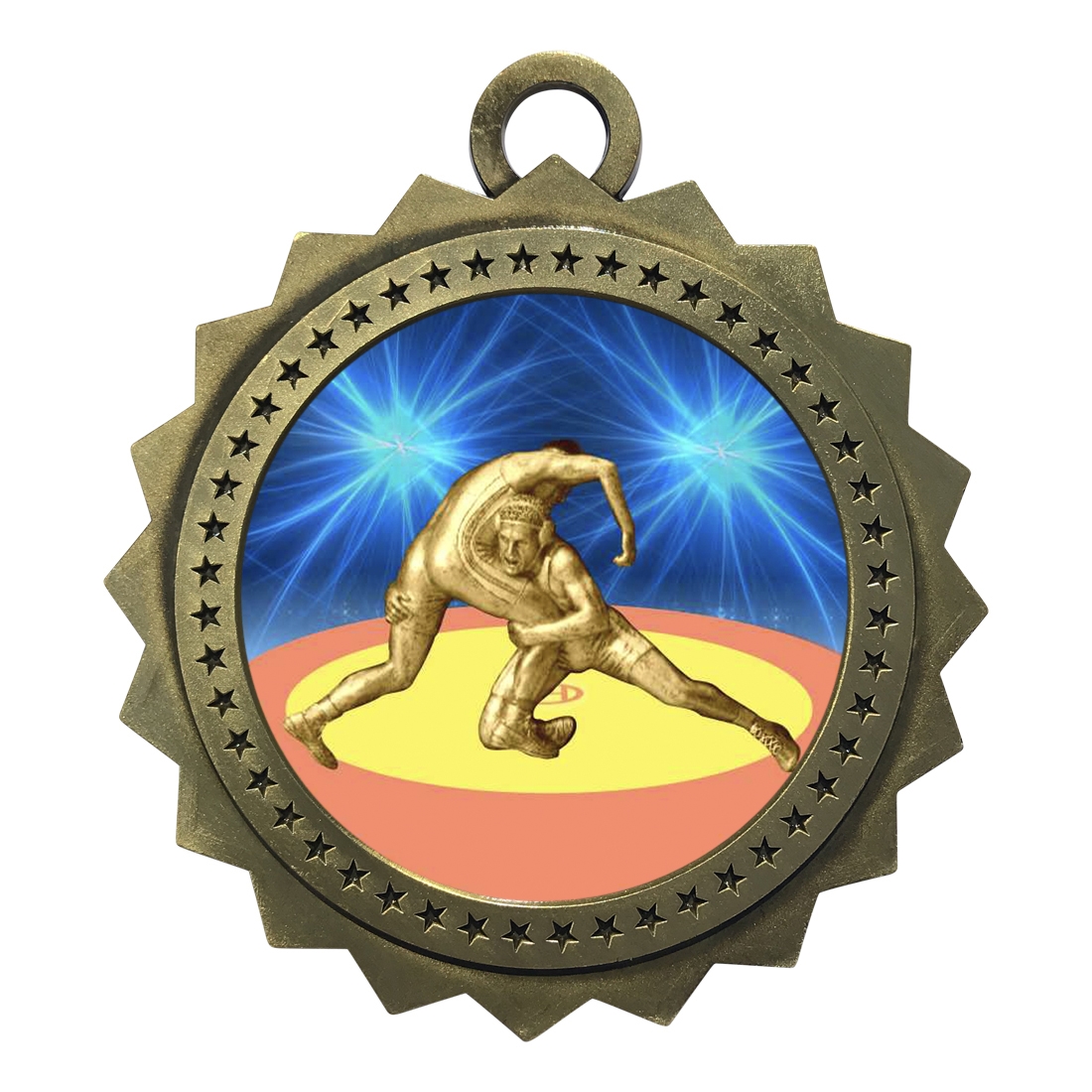3" Wrestling Medal  (D03-D90)