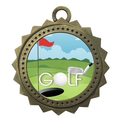 3" Golf Medal