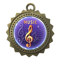 3" Music Medal