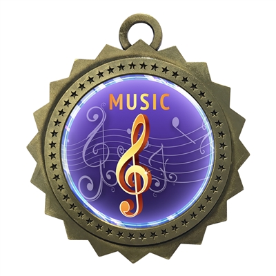 3" Music Medal