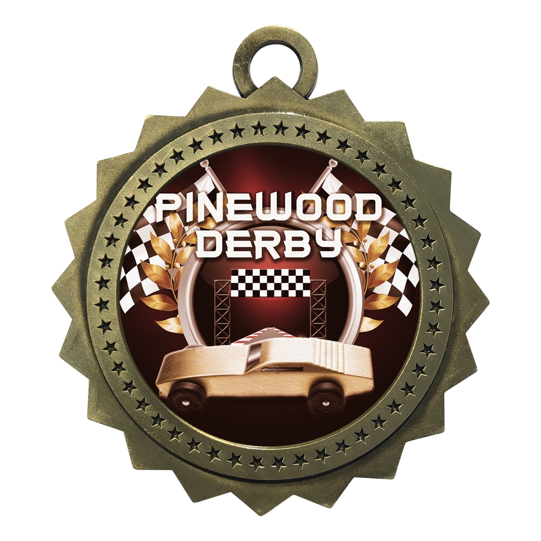 3" Pinewood Derby Medal