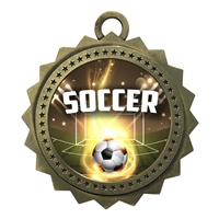 3" Soccer Medal