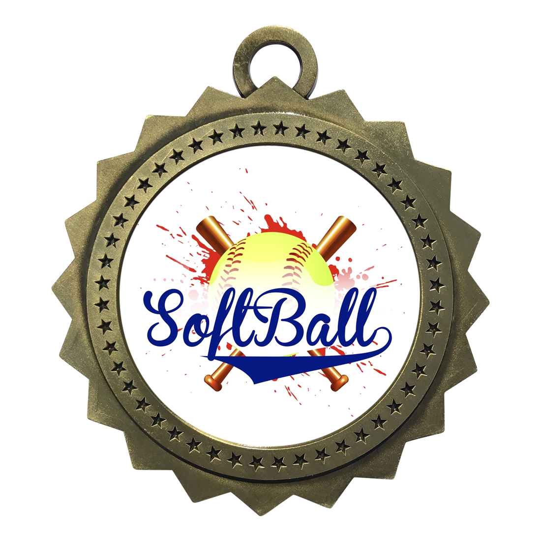 3" Softball Medal