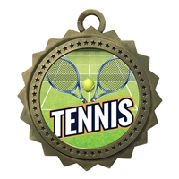 3" Tennis Medal