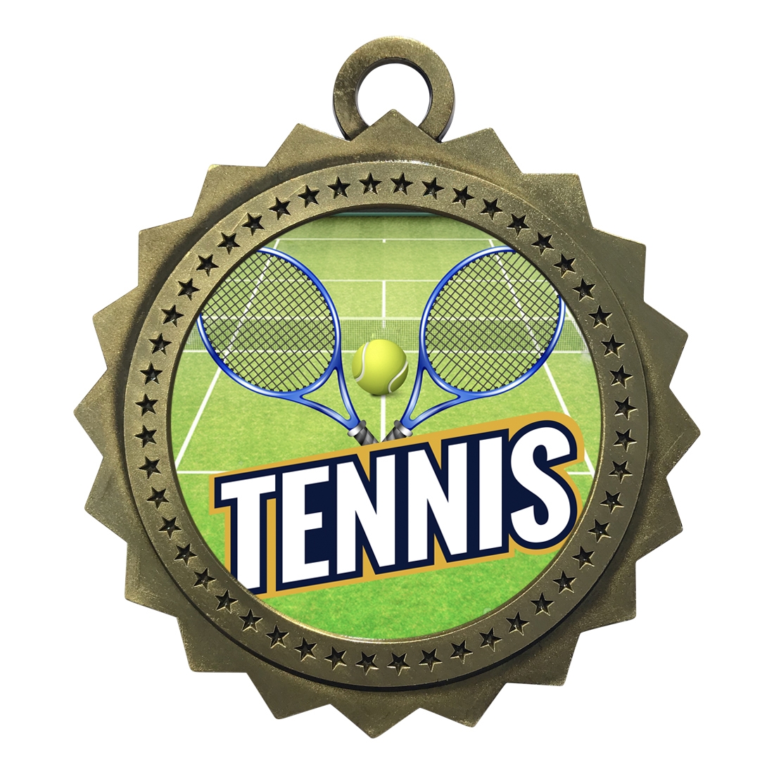3" Tennis Medal