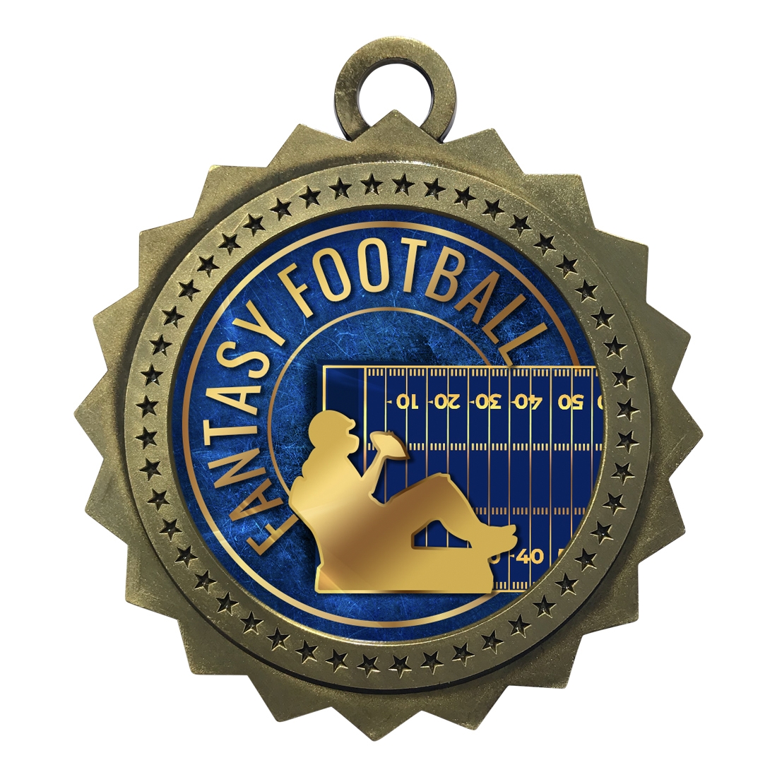 3" Fantasy Football Medal