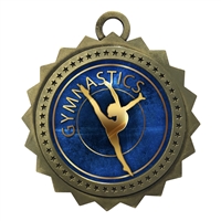 3" Female Gymnastics Medal