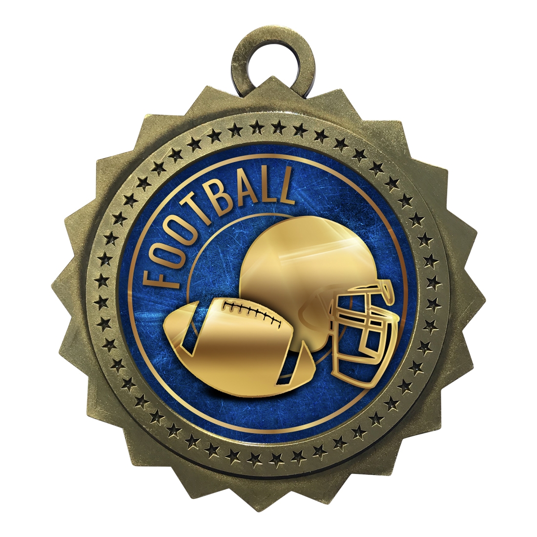 3" Football Medal