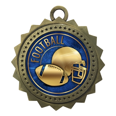3" Football Medal