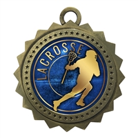 3" Lacrosse Medal