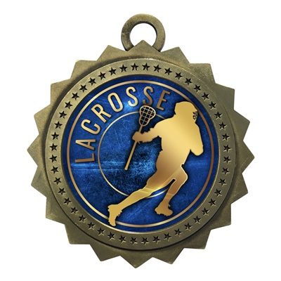 3" Lacrosse Medal