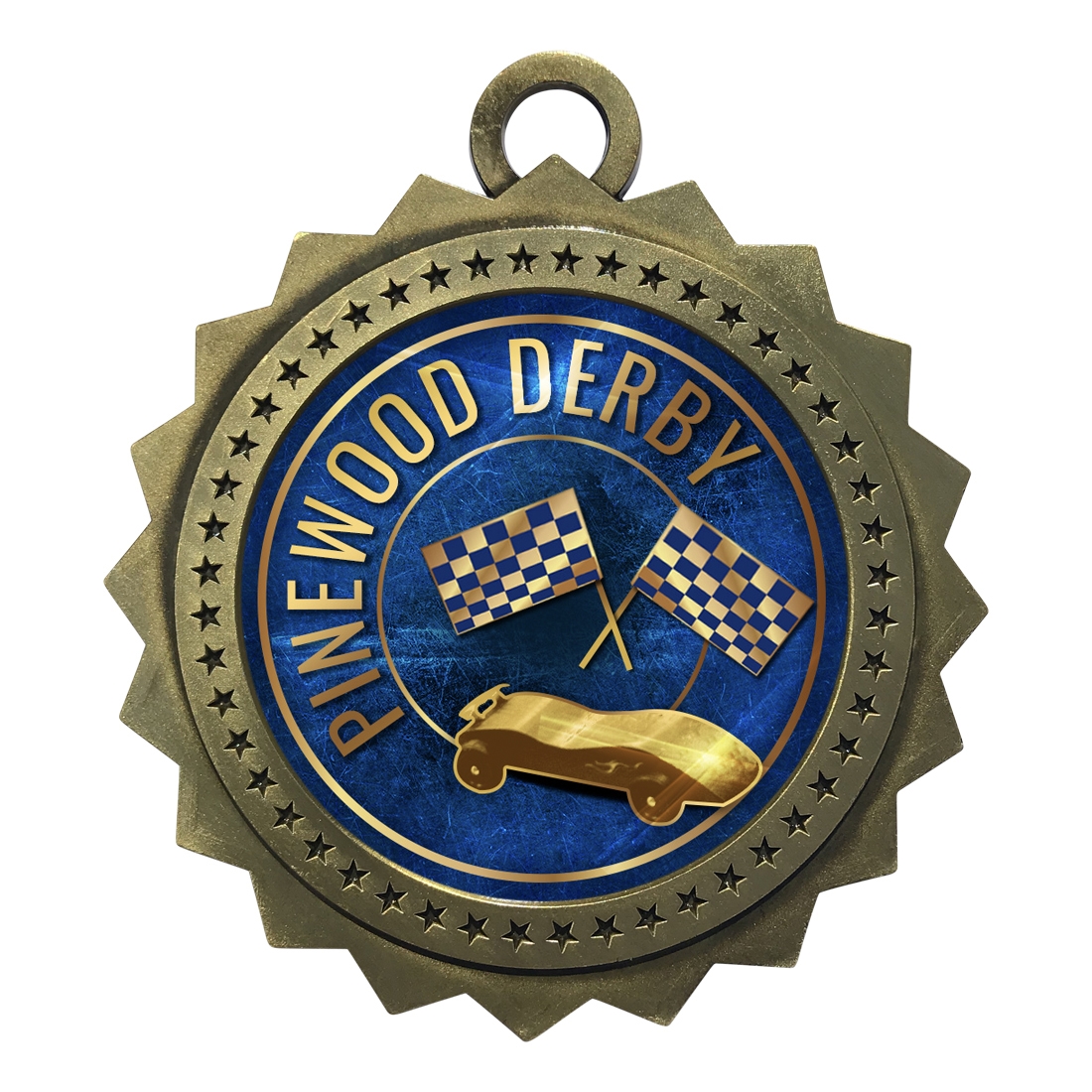 3" Pinewood Derby Medal
