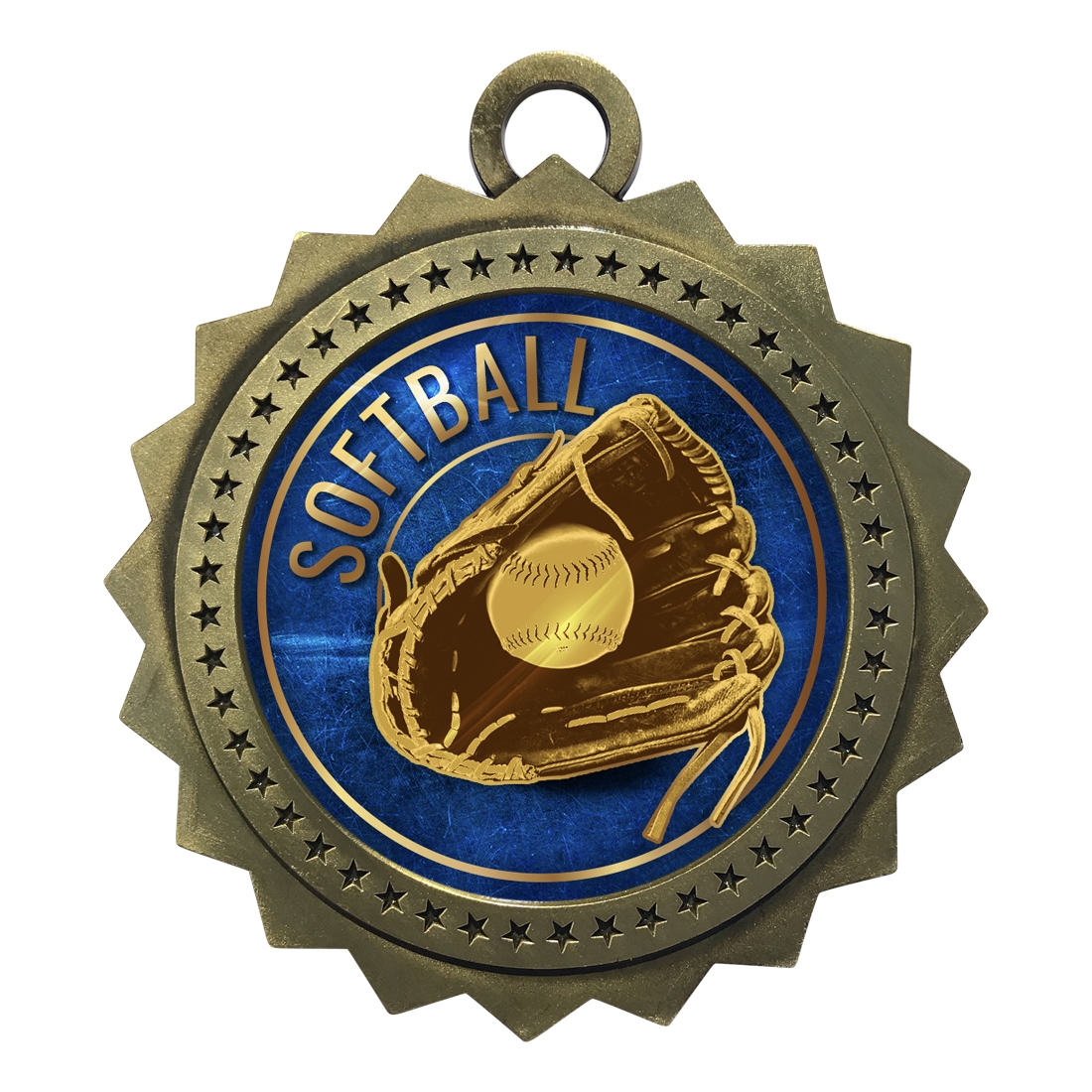 3" Softball Medal (D03-EG48)