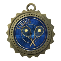 3" Tennis Medal