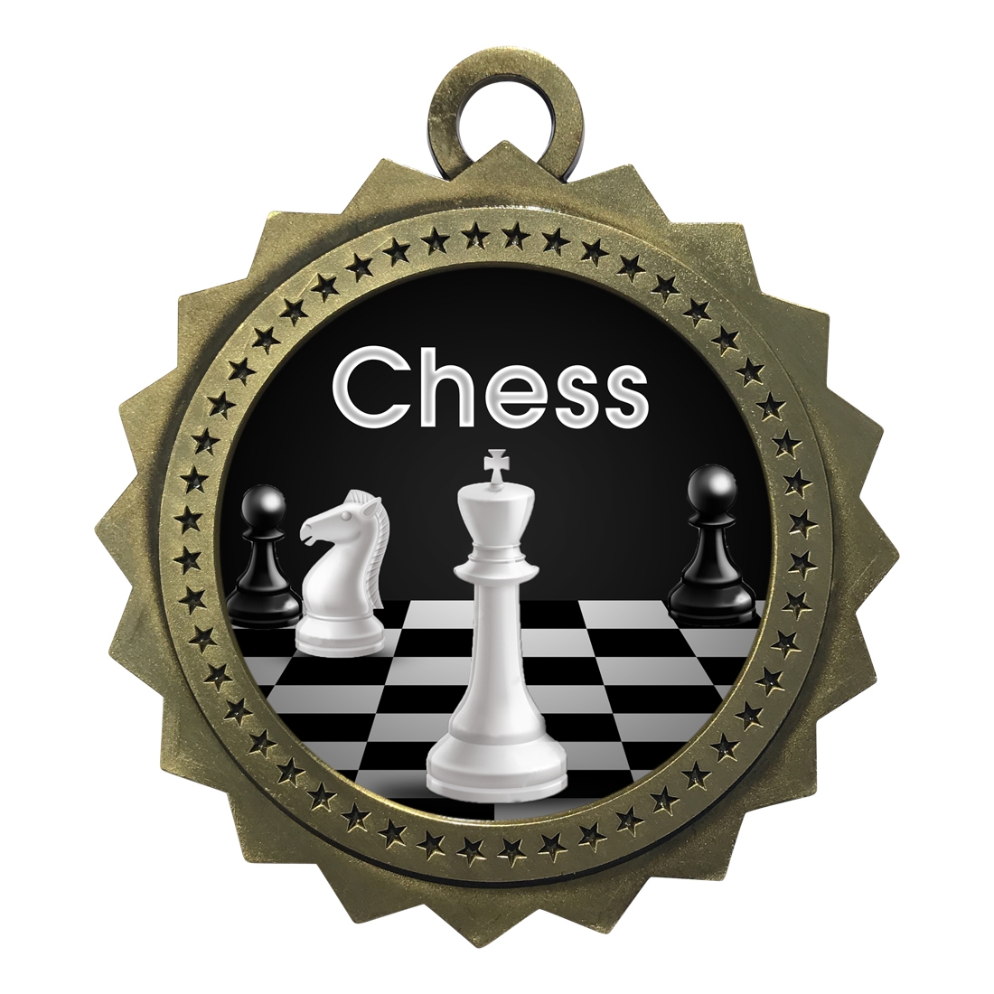 3" Chess Medal (D03-EG80)