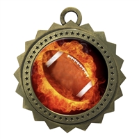 3" Football Medal