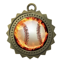 3" Baseball Medal