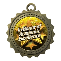 3" Academic Excellence Medal